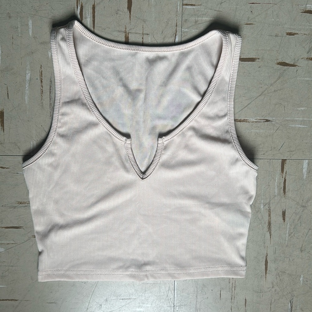 SHEIN nude crop tank